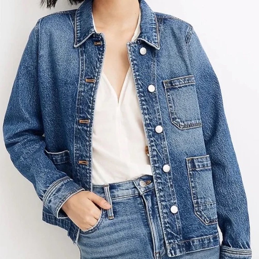 Madewell Denim Chore Jacket EUC Women’s M